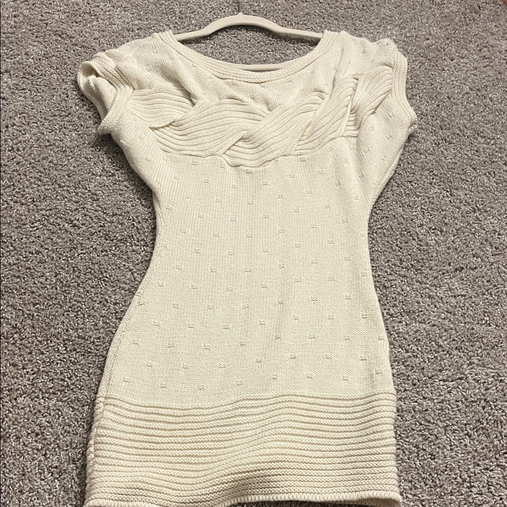BEBE knitted mini dress